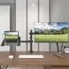 Techly ICA-LCD 174NB Monitorhalterung / Ständer 81,3 cm (32 Zoll) Schreibtisch Schwarz