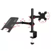 Techly ICA-LCD 174NB Monitorhalterung / Ständer 81,3 cm (32 Zoll) Schreibtisch Schwarz