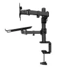 Techly ICA-LCD 174NB Monitorhalterung / Ständer 81,3 cm (32 Zoll) Schreibtisch Schwarz