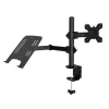 Techly ICA-LCD 174NB Monitorhalterung / Ständer 81,3 cm (32 Zoll) Schreibtisch Schwarz