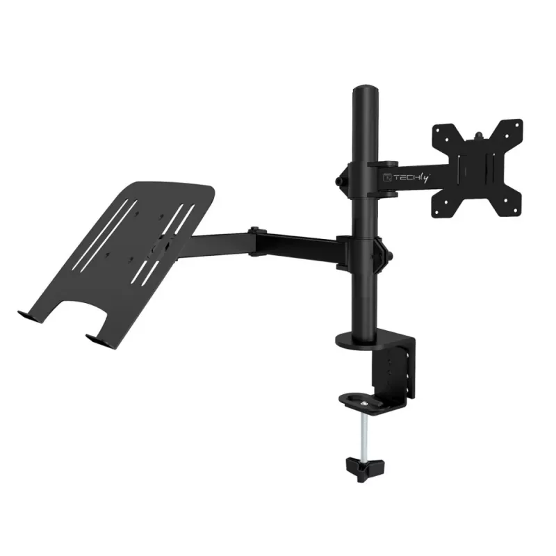 Techly ICA-LCD 174NB Monitorhalterung / Ständer 81,3 cm (32 Zoll) Schreibtisch Schwarz