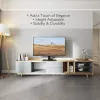 Techly ICA-LCD S07L TV-Ständer/Halterung 165.1 cm (65 Zoll) Schwarz
