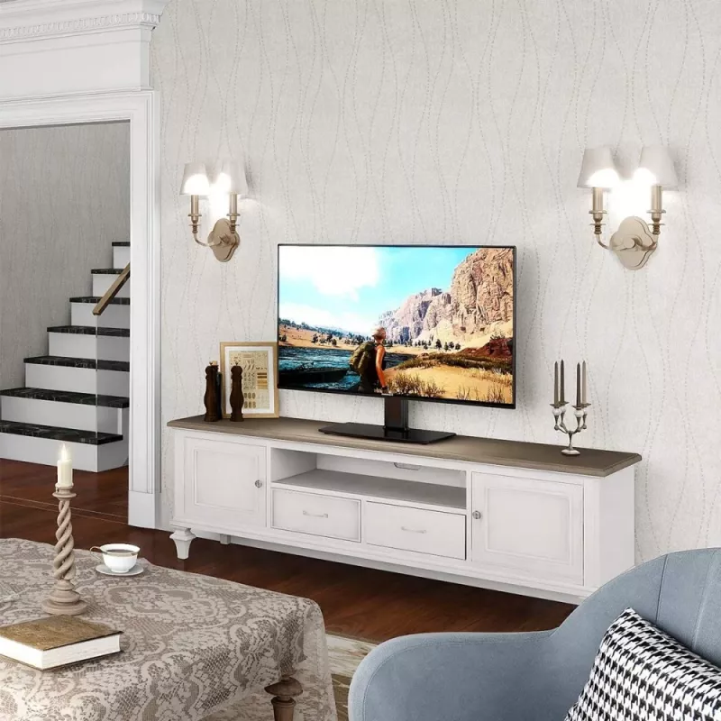 Techly ICA-LCD S07L TV-Ständer/Halterung 165.1 cm (65 Zoll) Schwarz