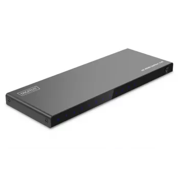 DIGITUS 1x8 HDMI-Splitter. 4K/60Hz HDCP 2.3. EDID-Steuerung