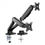 Techly ICA-LCD 462B Monitorhalterung / Stand 81,3 cm (32 Zoll) Schreibtisch Schwarz