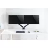 Techly ICA-LCD 462B Monitorarm für den Tisch, Gasdruckfeder, 17–32 Zoll (43,2–81,3 cm), 9 kg, VESA 75x75/100x100, Schwarz