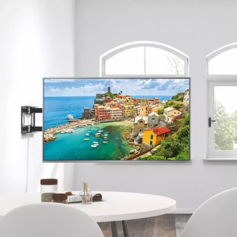 Techly ICA-PLB 490 TV-Halterung/Standfuß 2,03 m (80 Zoll) Schwarz