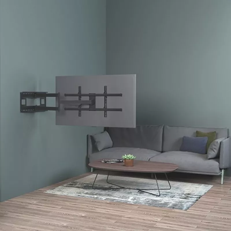 Techly ICA-PLB 490 TV-Halterung/Standfuß 2,03 m (80 Zoll) Schwarz
