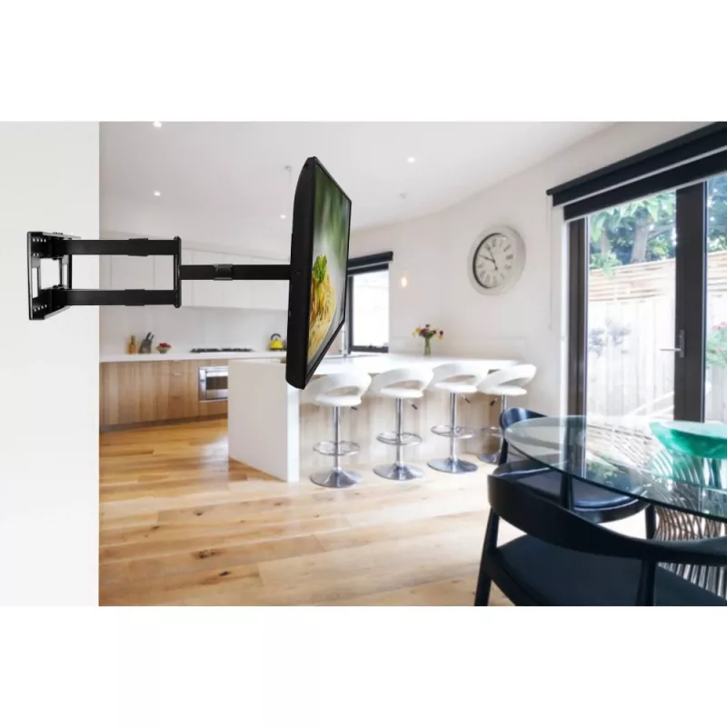 Techly ICA-PLB 490 TV-Halterung/Standfuß 2,03 m (80 Zoll) Schwarz