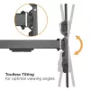 Techly ICA-PLB 490 TV-Halterung/Standfuß 2,03 m (80 Zoll) Schwarz