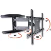 Techly 40-65 Ultra schlank Full Motion LCD TV-Wandhalterung Schwarz ICA-PLB 171L