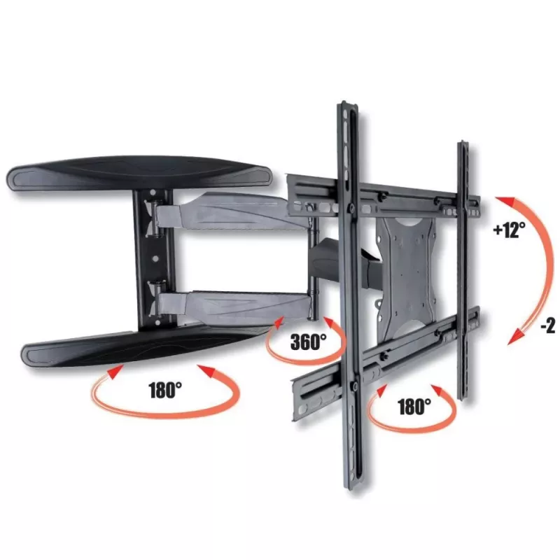 Techly 40-65 Ultra schlank Full Motion LCD TV-Wandhalterung Schwarz ICA-PLB 171L