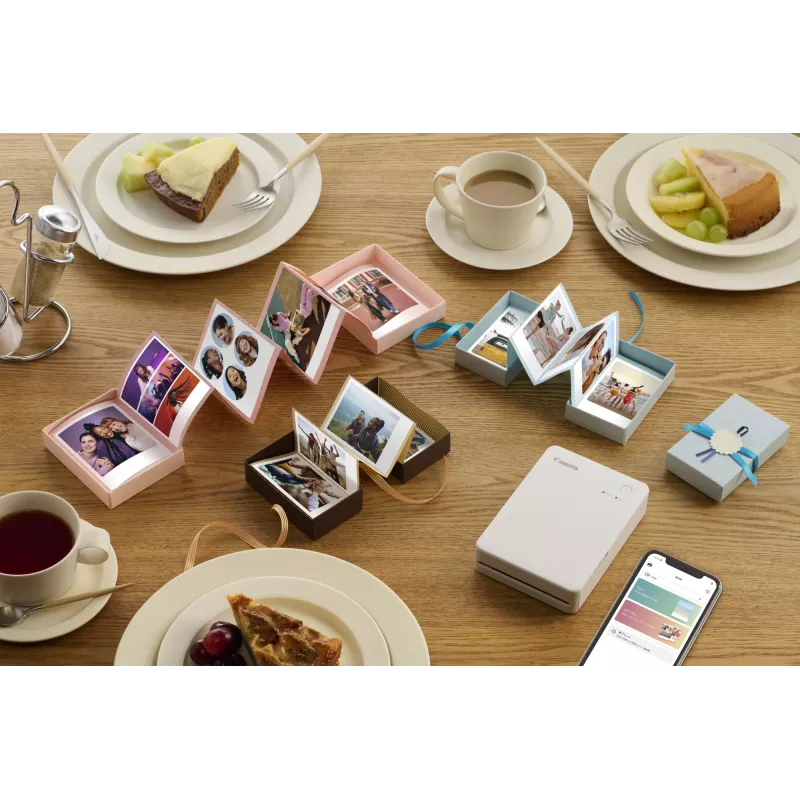 Canon SELPHY QX20 BK Fotodrucker Farbsublimation 287 x 287 DPI 2,8 Zoll x 3,3 Zoll (7,2x8,5cm) WLAN