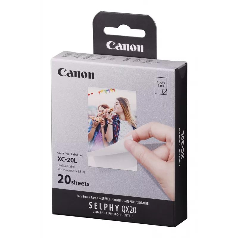 Canon XC-20L, Thermosublimationsdruck, 5,4 x 8,5 cm, 20 Stk.