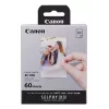 Canon XC-60L, Farbsublimation, 5,4x8,5 cm, 60 Stk. Canon XC-60L. Drucktechnologie: Farbsublimation, Papiergröße: 5,4x8,5 cm. Menge pro Packung: 60 Stk.