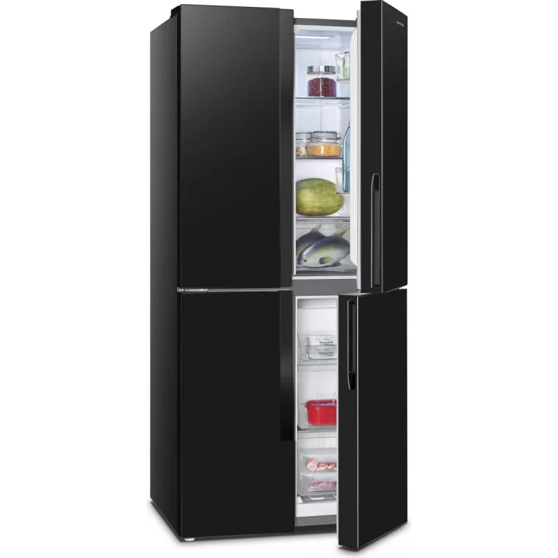 Gorenje G600 NRM818EMB Side-by-Side-Kühlschrank Freistehend 427 L Schwarz