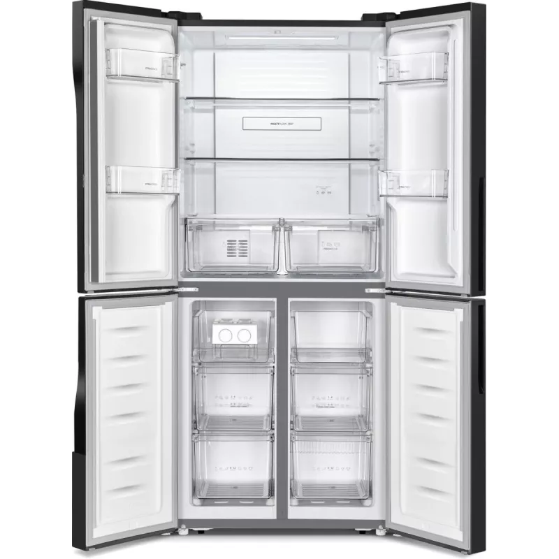 Gorenje G600 NRM818EMB Side-by-Side-Kühlschrank Freistehend 427 L Schwarz