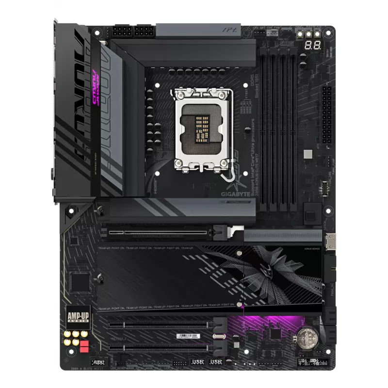 Motherboard GIGABYTE Z890 AORUS ELITE WIFI7, Intel Z890 Chipsatz, LGA 1851, ATX, DDR5, 4x DIMM, 4x M.2, Wi‑Fi 7, 2,5Gb LAN