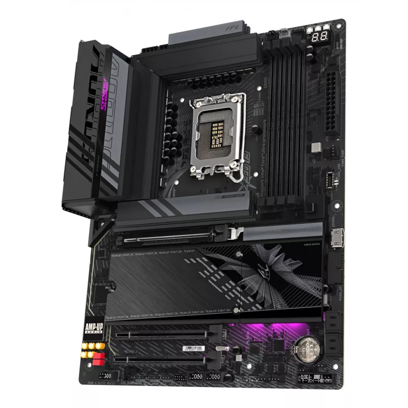 Motherboard GIGABYTE Z890 AORUS ELITE WIFI7, Intel Z890 Chipsatz, LGA 1851, ATX, DDR5, 4x DIMM, 4x M.2, Wi‑Fi 7, 2,5Gb LAN