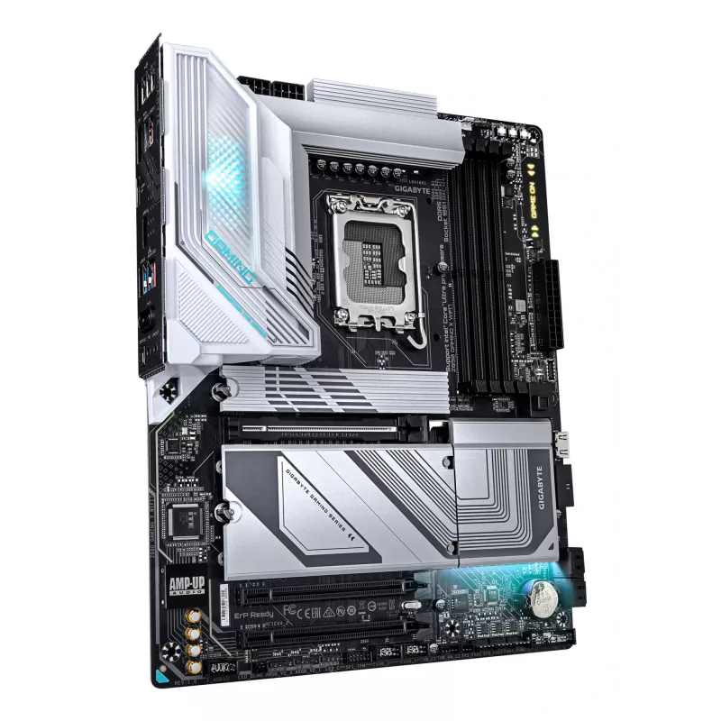 GIGABYTE Z890 GAMING X WIFI7 Mainboard - Unterstützt Intel Core Ultra (Serie 2) CPUs, 16+1+2-Phasen-VRM, bis zu 8800MHz DDR5 (OC), 1xPCIe 5.0 + 3xPCIe 4.0, Wi-Fi 7, 2,5GbE LAN, USB 4