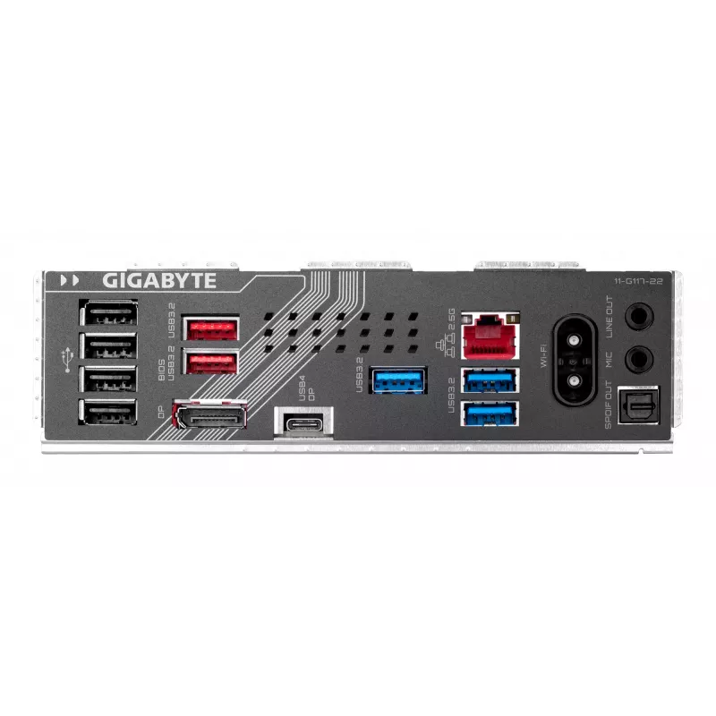 GIGABYTE Z890 GAMING X WIFI7 Mainboard - Unterstützt Intel Core Ultra (Serie 2) CPUs, 16+1+2-Phasen-VRM, bis zu 8800MHz DDR5 (OC), 1xPCIe 5.0 + 3xPCIe 4.0, Wi-Fi 7, 2,5GbE LAN, USB 4