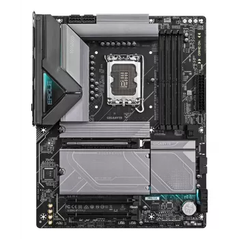 GIGABYTE Z890 EAGLE WIFI7 Motherboard - Unterstützt Intel Core Ultra (Serie 2) CPUs, 14+1+2 Phasen VRM, bis zu 8800MHz DDR5 (OC), 1xPCIe 5.0 + 3xPCIe 4.0, Wi-Fi 7, 2,5GbE LAN, USB 4