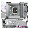 GIGABYTE Z890M AORUS ELITE WIFI7 ICE Motherboard - Unterstützt Intel Core Ultra (Series 2) CPUs, 12+1+2 Phasen VRM, bis zu 8800MHz DDR5 (OC), 1xPCIe 5.0 + 2xPCIe 4.0, Wi-Fi 7, 2.5GbE LAN, USB 4