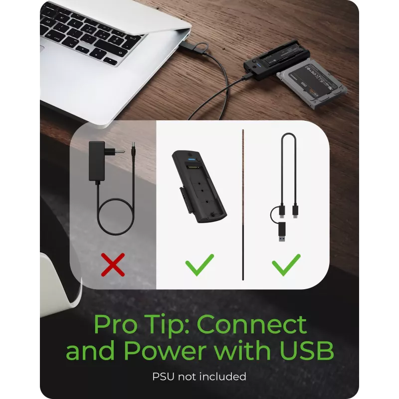 ICY BOX IB-180MS-C31 USB 3.2 Gen 2 (3.1 Gen 1) Type-C Schwarz