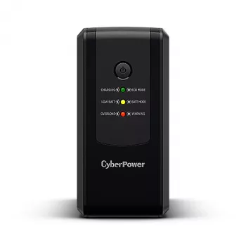 Unterbrechungsfreie Stromversorgung CYBERPOWER UT650EG, Line-Interactive USV, 0,65 kVA (360 W), 3x Typ-F-Ausgänge, AVR, Sinus-Ausgangsspannung