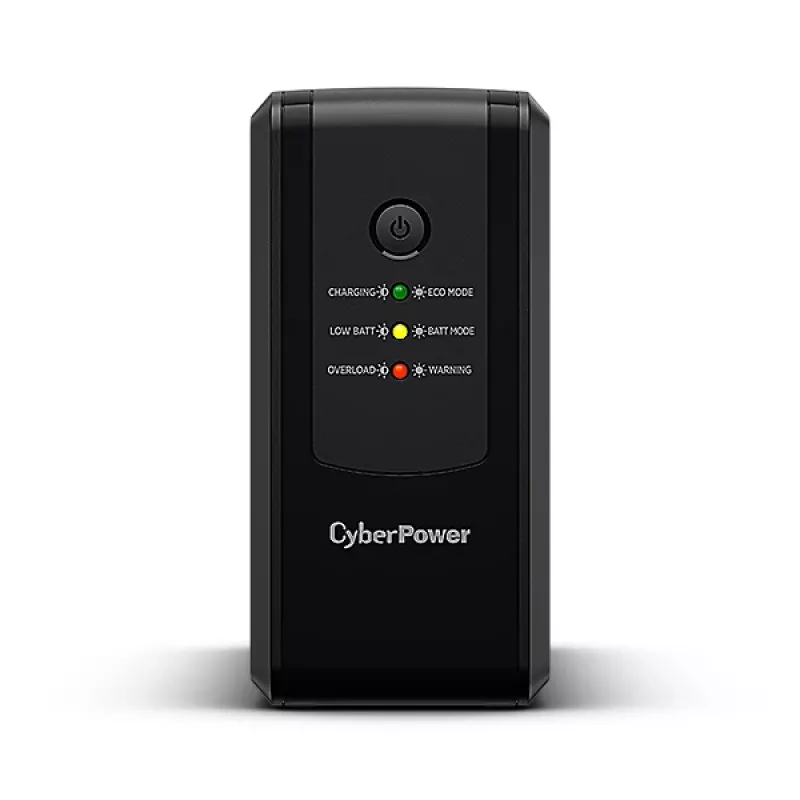 Unterbrechungsfreie Stromversorgung CYBERPOWER UT650EG, Line-Interactive USV, 0,65 kVA (360 W), 3x Typ-F-Ausgänge, AVR, Sinus-Ausgangsspannung