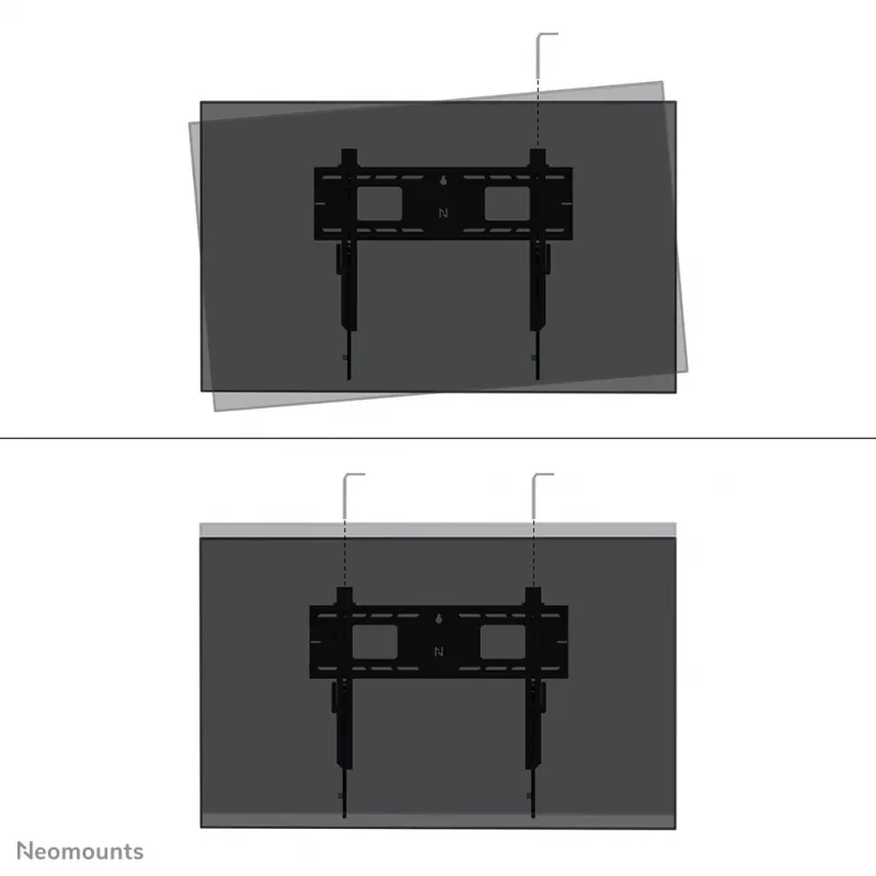 Neomounts WL30-750BL16 Hochleistungs-Wandhalterung 42-86 Zoll - fest - abschließbar - schnelle Installation - TÜV