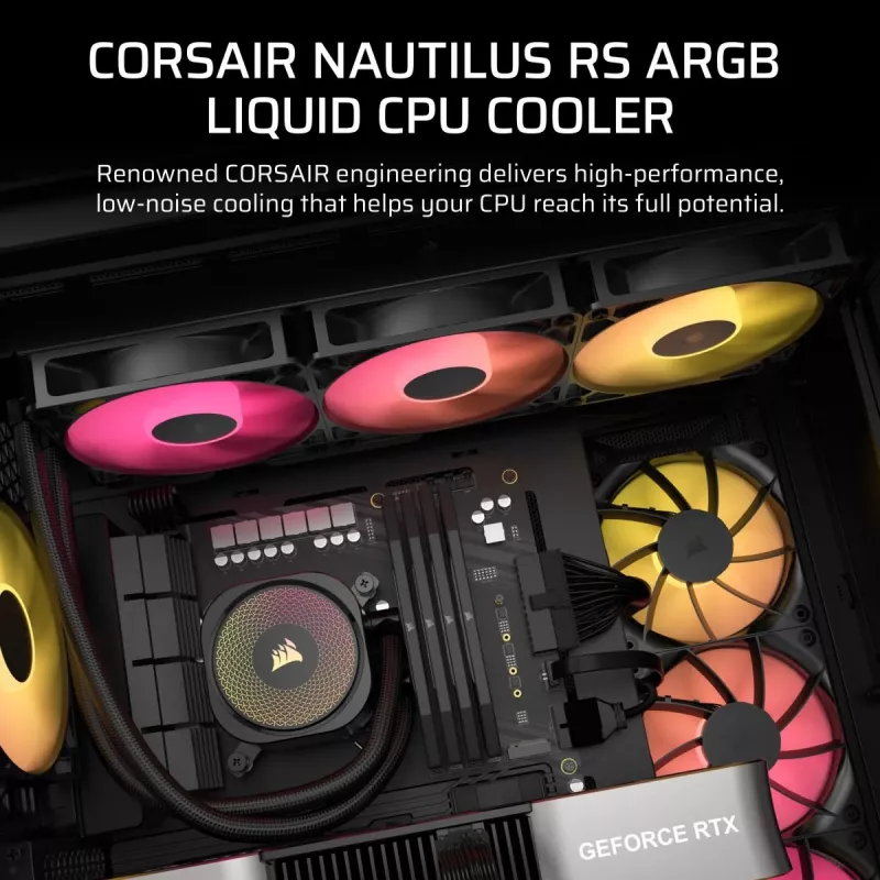 CORSAIR CPU-Kühler - Nautilus 360 Rs ArGB Flüssigkeitskühler