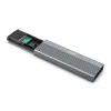 DIGITUS USB-Festplattengehäuse – SATA 6Gbit/s USB 3.1 Gen2 Aluminium werkzeuglos
