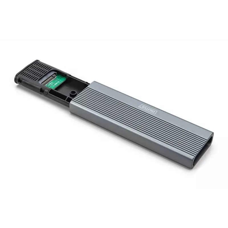 DIGITUS USB-Festplattengehäuse – SATA 6Gbit/s USB 3.1 Gen2 Aluminium werkzeuglos