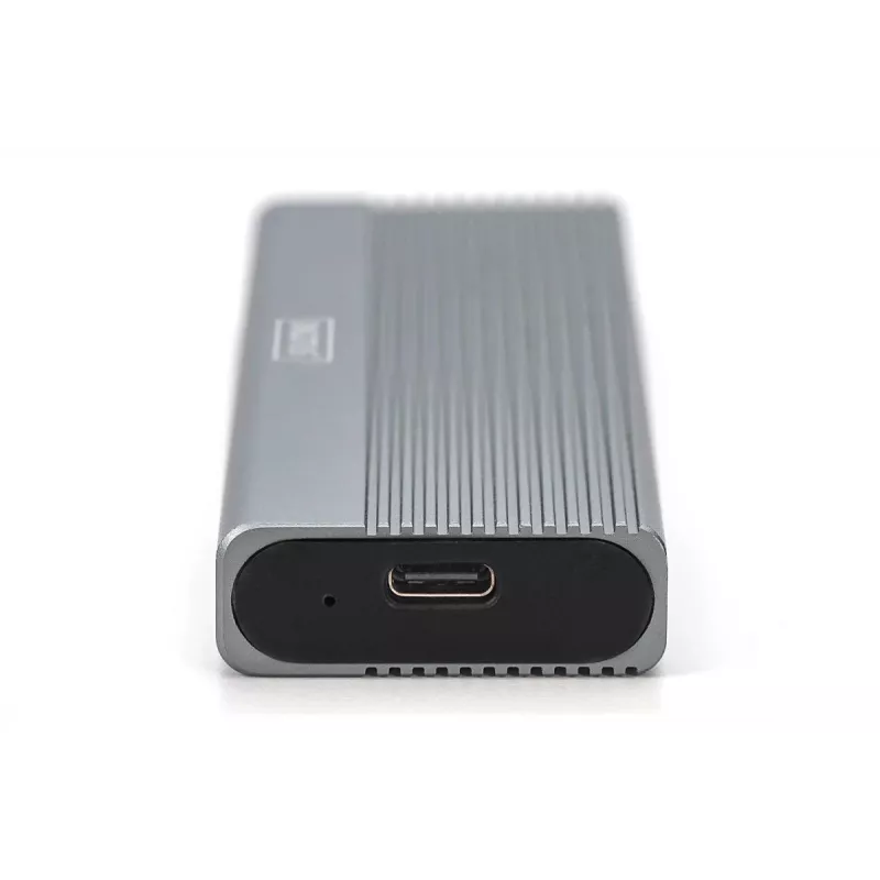 DIGITUS USB-Festplattengehäuse - NVMe + SATA 10 Gbit/s (NVMe) 6 Gbit/s (SATA) USB 3.1 Gen2 Aluminium werkzeuglos