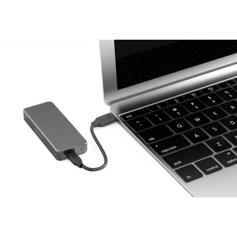 DIGITUS USB-Festplattengehäuse – NVMe 20 Gbit/s USB 3.2 Gen 2x2 Aluminium werkzeuglos