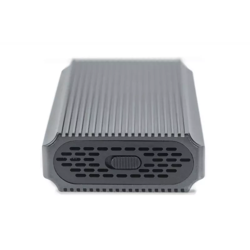 Digitus USB M.2 Festplattengehäuse SSD extern NVMe 40Gbps USB 4.0 Aluminium werkzeuglos DA-71158