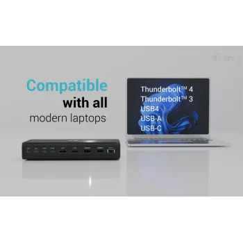 i-tec Universal 6x 4K/60Hz Display Docking Station + Power Delivery 140W