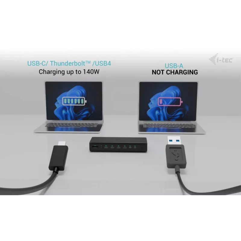 i-tec Universal 6x 4K/60Hz Display Docking Station + Power Delivery 140W