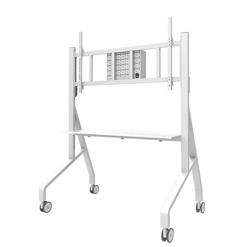 Neomounts FL50-575WH1 TV-Rollwagen 65-115 Zoll - schnelle Installation - TÜV