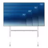 Neomounts FL50-575WH1 TV-Rollwagen 65-115 Zoll - schnelle Installation - TÜV