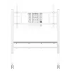 Neomounts FL50-575WH1 TV-Rollwagen 65-115 Zoll - schnelle Installation - TÜV
