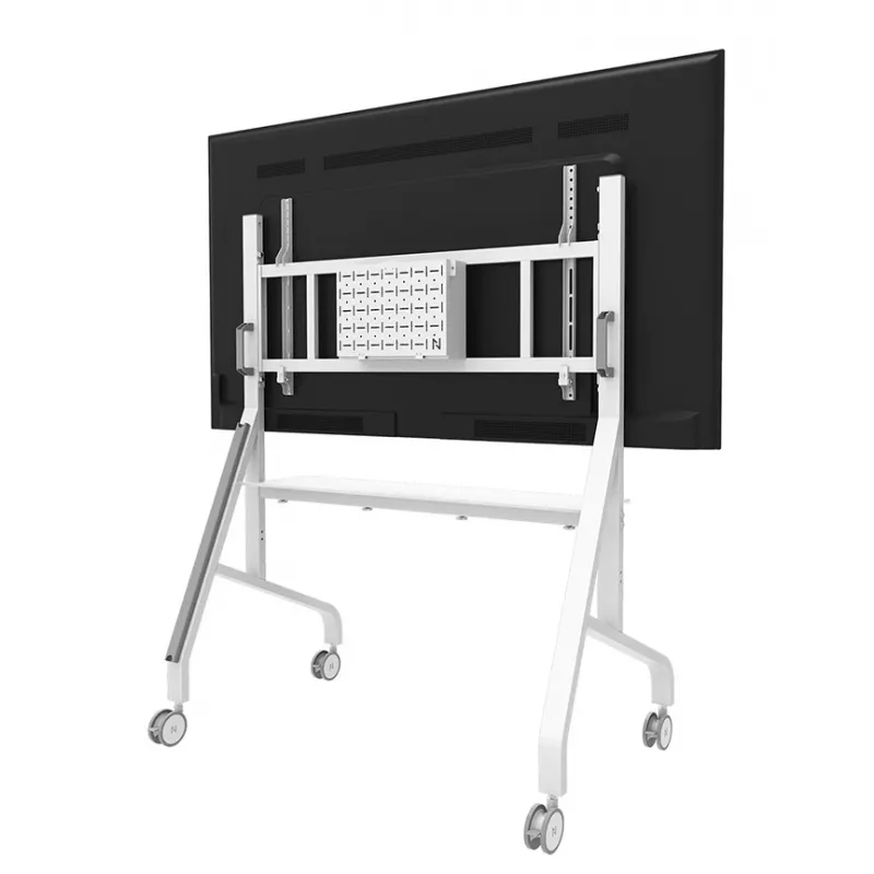 Neomounts FL50-575WH1 TV-Rollwagen 65-115 Zoll - schnelle Installation - TÜV