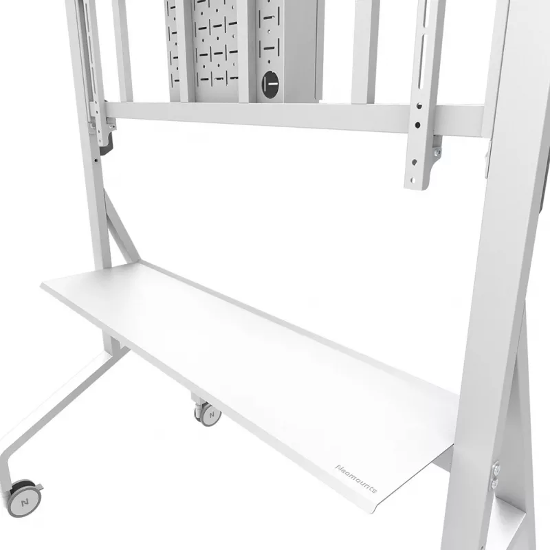 Neomounts FL50-575WH1 TV-Rollwagen 65-115 Zoll - schnelle Installation - TÜV