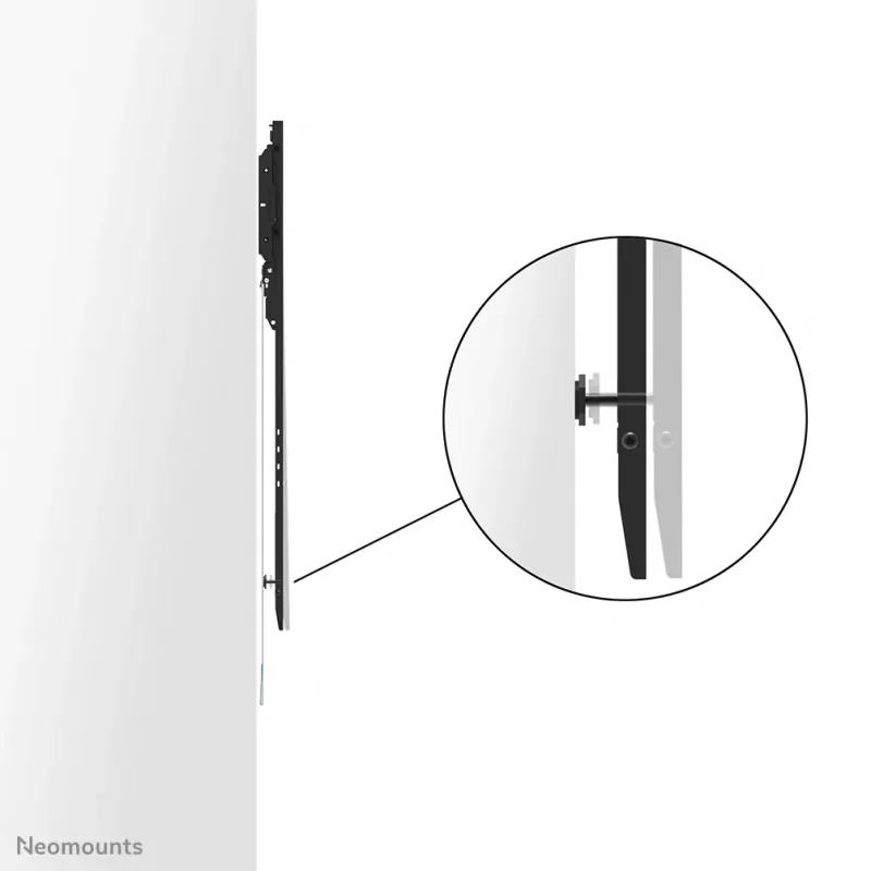 Neomounts WL30-750BL18P Schwerlast-Wandhalterung 50-98 Zoll - fest - abschließbar - Hochformat - schnelle Installation - TÜV