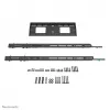Neomounts WL30-750BL18P Schwerlast-Wandhalterung 50-98 Zoll - fest - abschließbar - Hochformat - schnelle Installation - TÜV