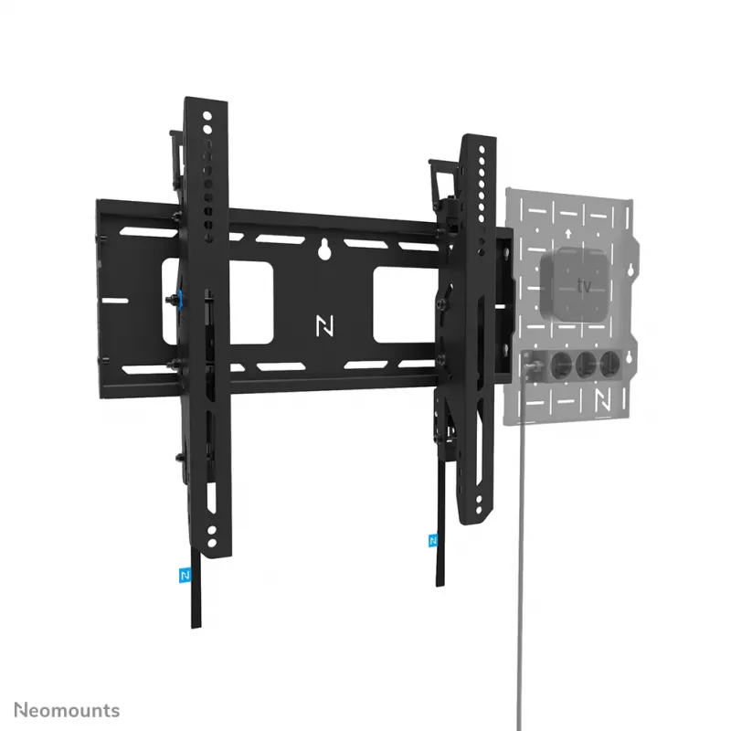 Neomounts WL35-750BL14 Schwerlast-Wandhalterung 42-75 Zoll - neigbar - abschließbar - schnelle Installation - TÜV