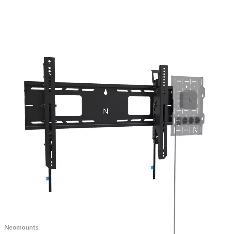 Neomounts WL35-750BL16 Schwerlast-Wandhalterung 42-86 Zoll - neigbar - abschließbar - schnelle Installation - TÜV