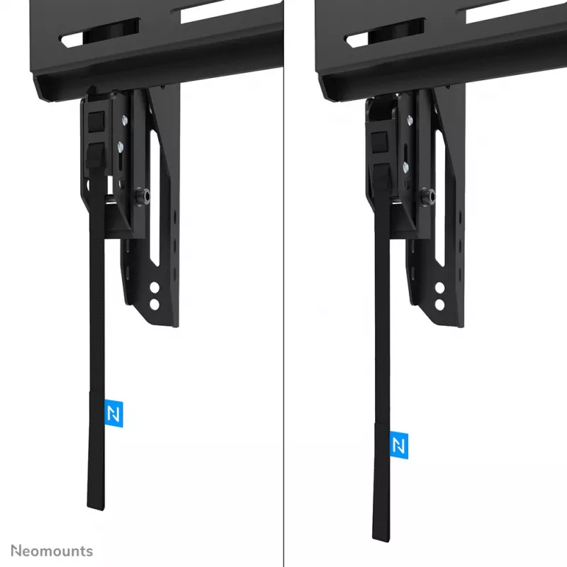 Neomounts WL35-750BL16 Schwerlast-Wandhalterung 42-86 Zoll - neigbar - abschließbar - schnelle Installation - TÜV