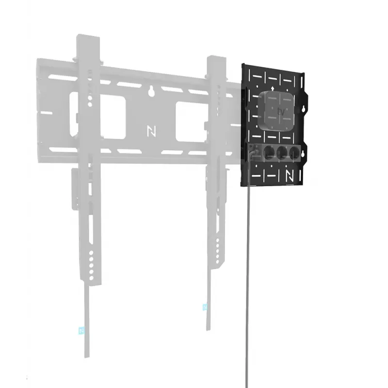 Neomounts AWL05-750BL AV-Hardware-Rack - universal, AV-Rack, Wand, 10 kg, Schwarz, Stahl, 204 mm